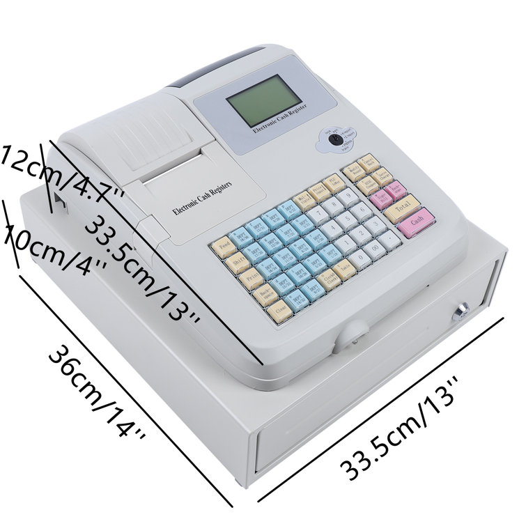 Metal cash clearance register